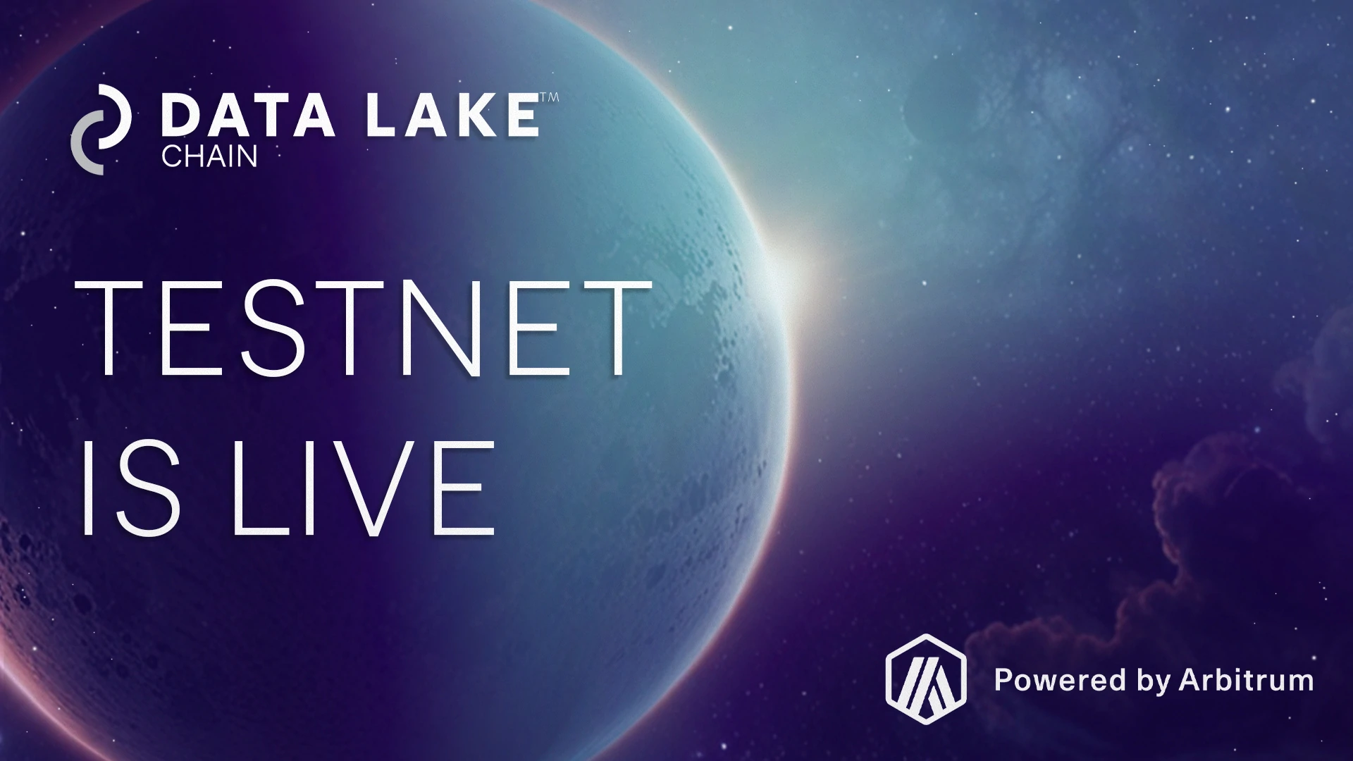 Powered by Arbitrum Orbit The Data Lake Chain is now Live on Testnet graphics full Data Lake