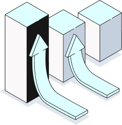 chart diagram arrows About Us Data Lake