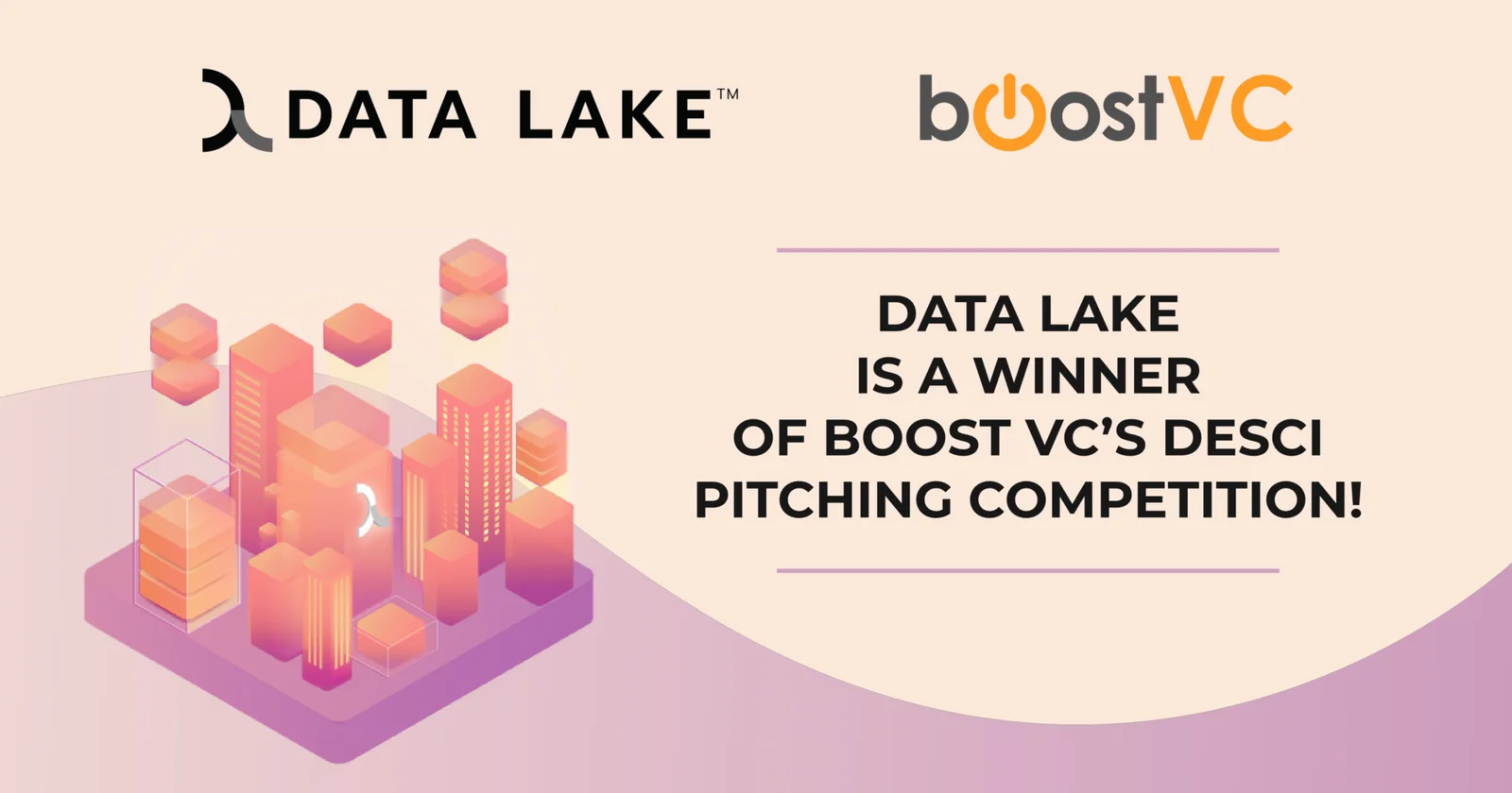 Data Lake is a winner of Boost VC’s DeSci pitching competition graphics Data Lake