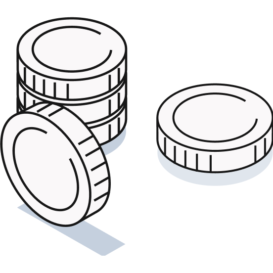 Quick links Data Lake Token coins graphics square transparent full size